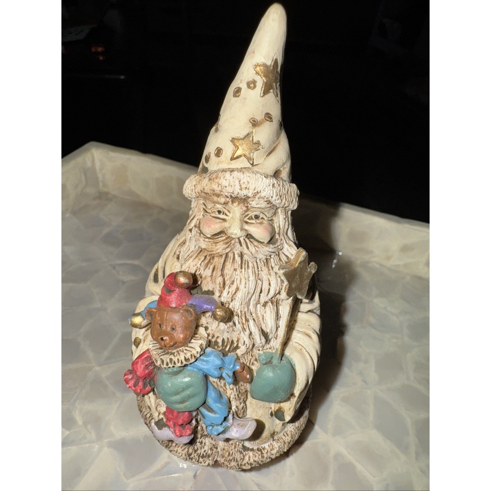 Wizard Santa with Jester Bear Midwest of Cannon Falls Whimsical Christmas Decor